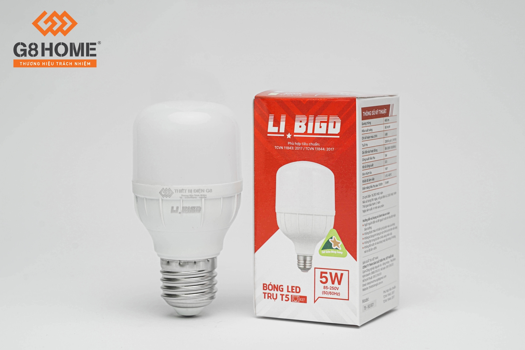 BÓNG LED TRỤ T5 (LI BIGD)